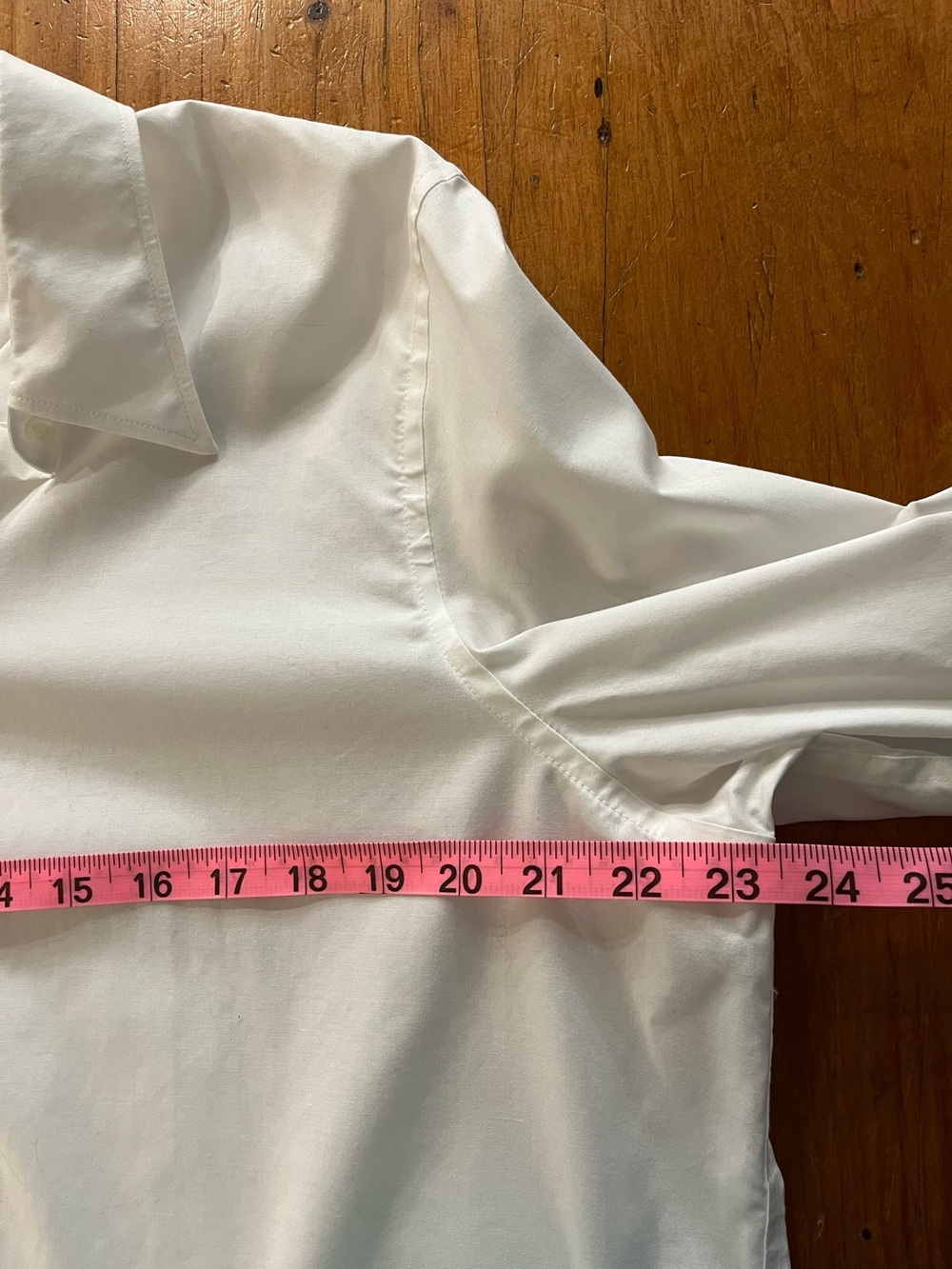 Chaps Perfect Crisp White Cotton Button Down Long Sleeve Shirt Preppy Classic - Picture 5 of 8